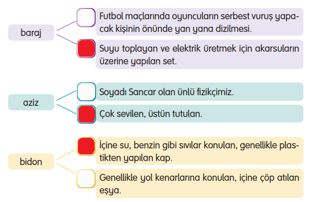 3. Sınıf Türkçe Ders Kitabı Cevapları Sayfa 84  Gizem Yayıncılık