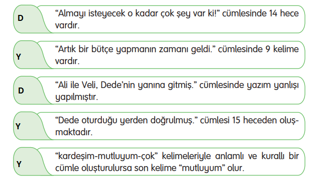 3. Sınıf Türkçe Ders Kitabı Cevapları Sayfa 88  Gizem Yayıncılık