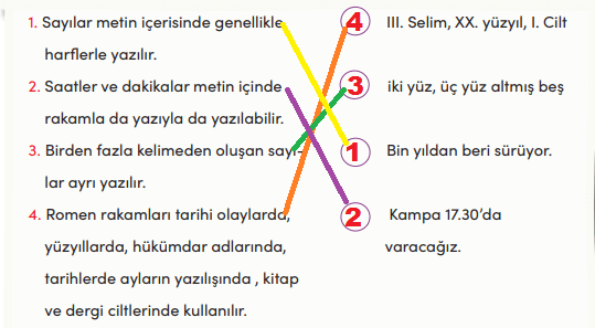 4. Sınıf Türkçe Ders Kitabı Cevapları Sayfa 156 MEB Yayınları