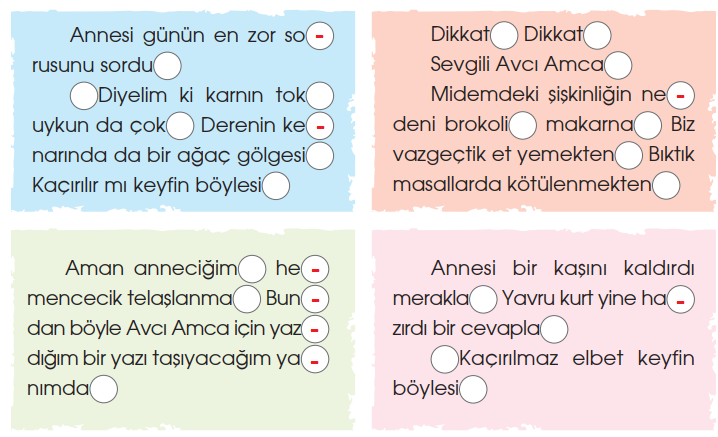 4. Sınıf Türkçe Ders Kitabı Cevapları Sayfa 165 Özgün Yayınları