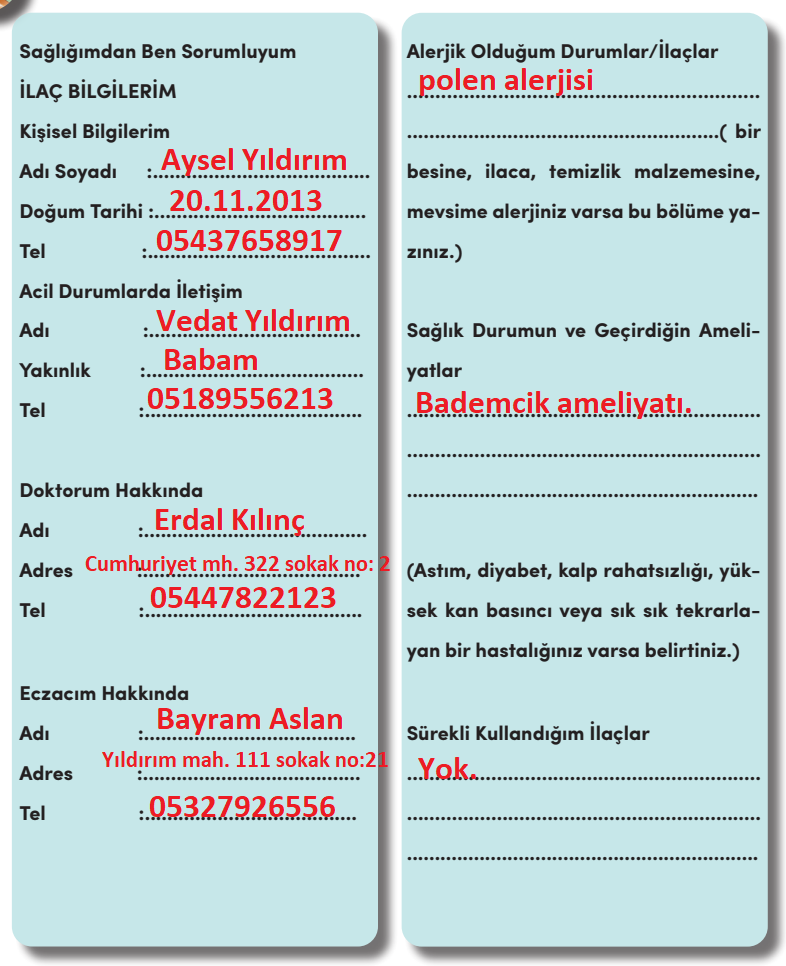 4. Sınıf Türkçe Ders Kitabı Cevapları Sayfa 222 MEB Yayınları