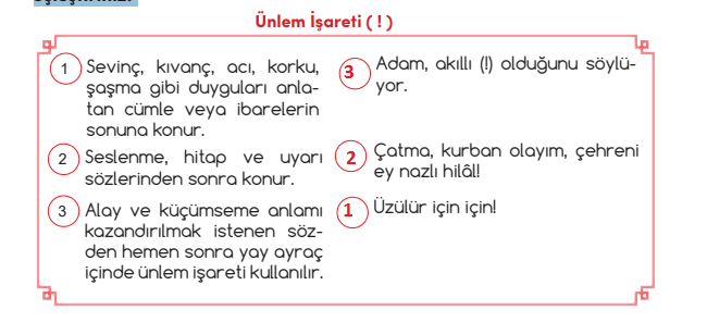 4. Sınıf Türkçe Ders Kitabı Cevapları Sayfa 89 MEB Yayınları