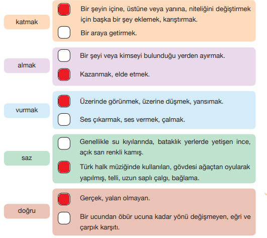 7. Sınıf Türkçe Ders Kitabı Sayfa 174 Cevapları ÖZGÜN Yayıncılık